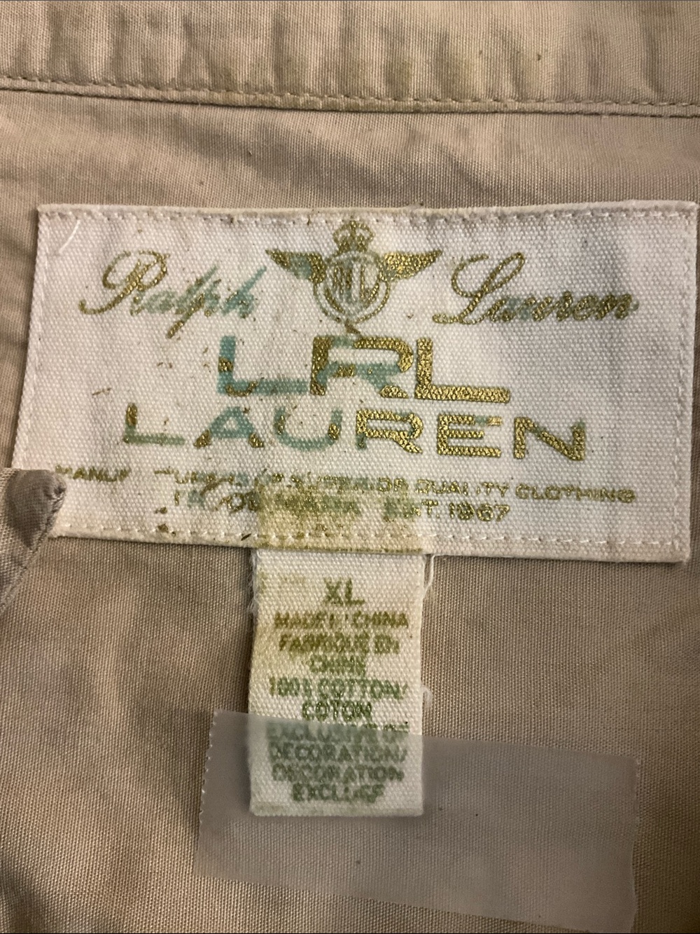 Ralph Lauren “Lauren” safari shirt-vintage - Picture 4 of 8